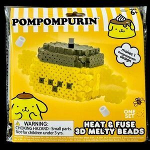 NEW Hello Kitty Heat &Fuse 3DMelty Beads Craft Art Kit ~ Pompompurin